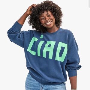 Blue 'Ciao' Sweatshirt